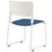 PLUS（プラス）オフィス家具 会議イス MO-17W BL ホワイト/ブルー　
