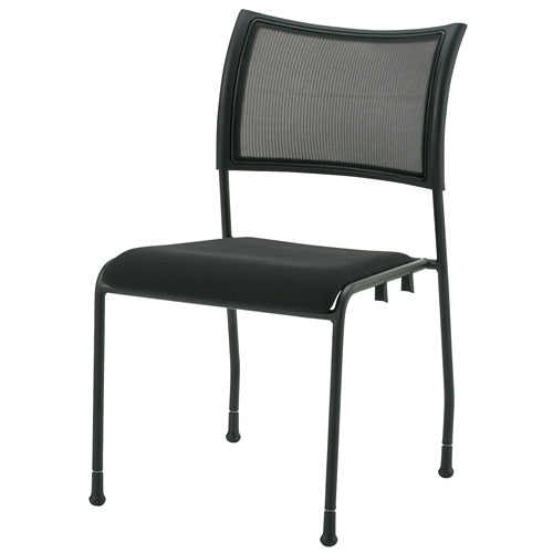 PLUS（プラス）オフィス家具 会議イス GKM-51 ブラック 肘無固定脚　