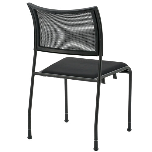 PLUS（プラス）オフィス家具 会議イス GKM-51 ブラック 肘無固定脚　