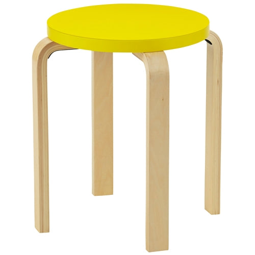 PLUS（プラス）オフィス家具 丸イス Z-SHSC-1YE イエロー　4510391324389