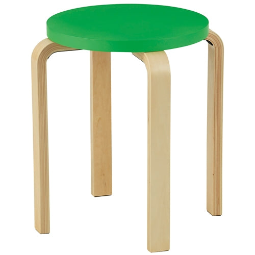 PLUS（プラス）オフィス家具 丸イス Z-SHSC-1GN グリーン　4510391324396