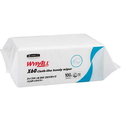 日本製紙クレシア ワイプオールX60クロスライクハンディ100枚 4901750605353