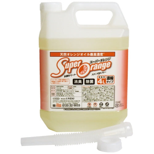 UYEKI スーパーオレンジ消臭除菌泡タイプ 詰替 4L 4968909058309