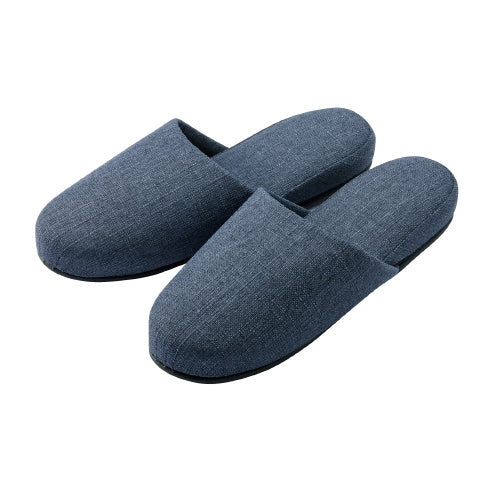 オーミケンシ ブッチャー織りスリッパ ネイビー 11380 4957884170069