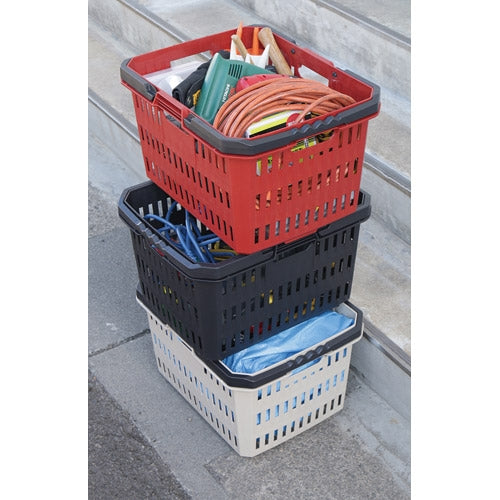 アイリスオーヤマ ハードプロバスケットHPB-37ダークグレー 4967576128537