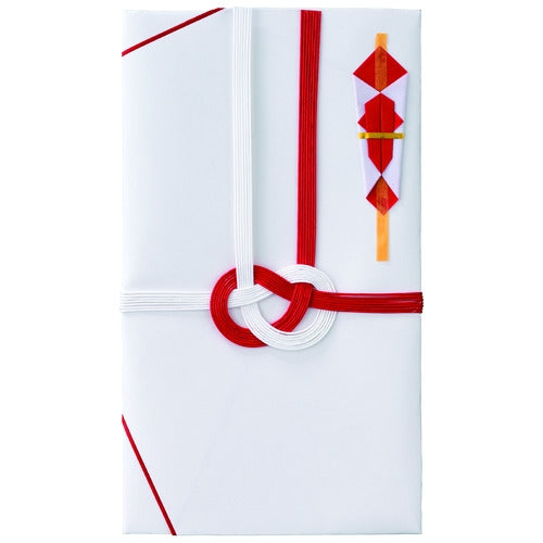 マルアイ 祝金封 赤白7本斜折 5枚パック 4902850310352