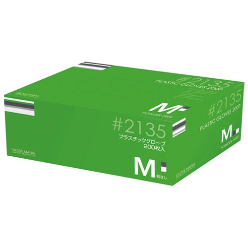 川西工業 プラスチックグローブ（粉なし）#2135 M 4906554154403