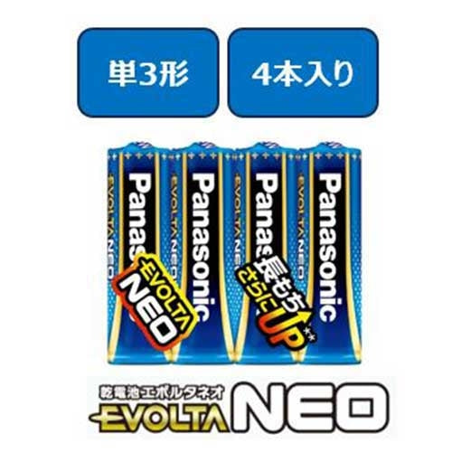 Panasonic 乾電池エボルタネオ単3形 4本 LR6NJ/4SE 4549077899040