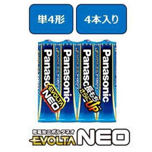 Panasonic 乾電池エボルタネオ単4形 4本 LR03NJ/4SE 4549077898944