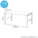 Sonic desk stand with 2-level height adjustment 490mm white DA-5904-W 4970116043641