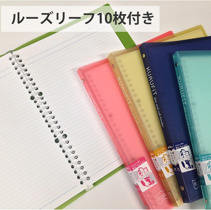 Maruman File Note Clufit B5 26 Furos Azul Claro F020-52 4979093202096 (10 conjuntos)