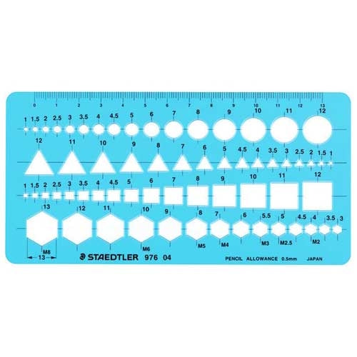 ステッドラー テンプレート 976 04 組合せ 4955414976044