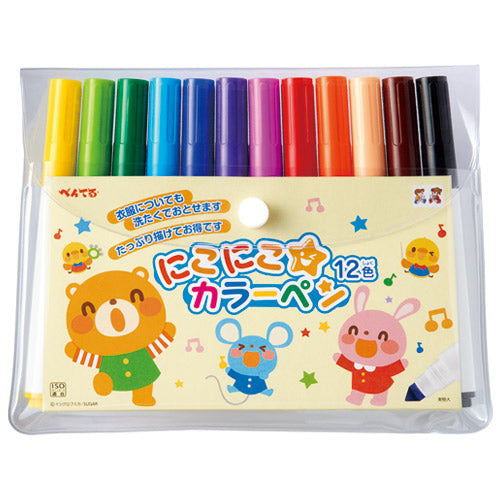 Pentel Smile Color Pen 12 kleurenset SCS3-12 4902506342720