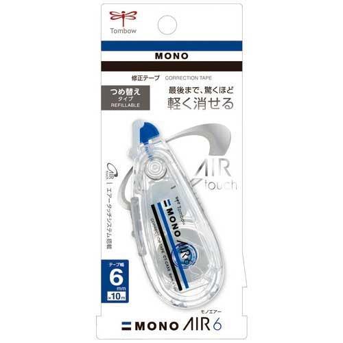 トンボ鉛筆 修正テープモノエアー本体6mm CT-CAX6 4901991706581