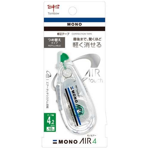 トンボ鉛筆 修正テープモノエアー本体4.2mmCT-CAX4 5個 2147345268219