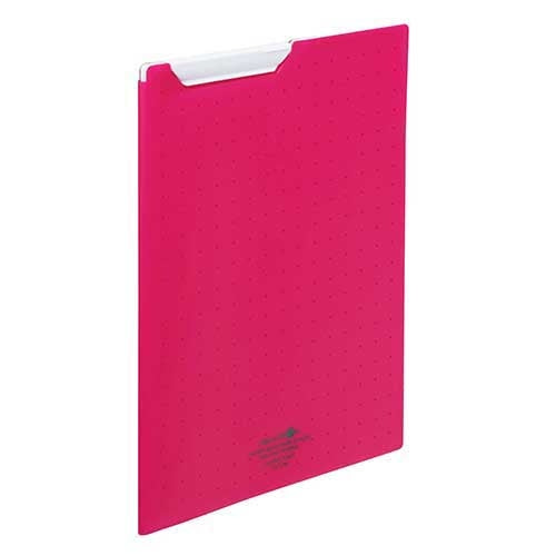 LIHITLAB. クリップファイルA4 赤 F-5067-3 4903419121747