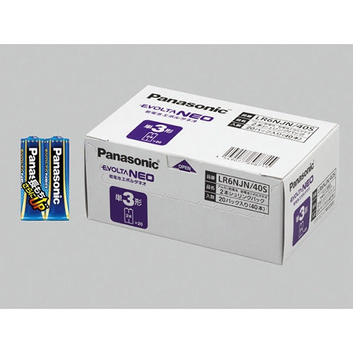 Panasonic 乾電池エボルタネオ単3形 40本 LR6NJN/40S 4549077898715