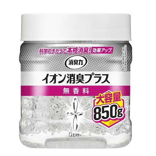 エステー 消臭力クリアビーズ大容量本体 無香料850g 4901070126941