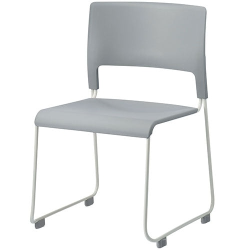 PLUS（プラス）オフィス家具 会議イス MOL-17 グレー GY/WH　