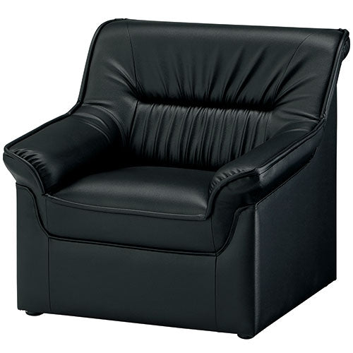 PLUS（プラス）オフィス家具 応接チェア RE-1051(V4)BK 1人掛　4514974637415