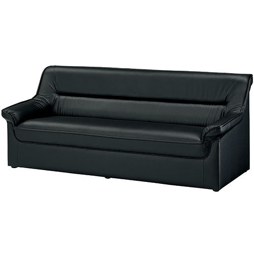 PLUS（プラス）オフィス家具 応接チェア RE-1053(V4)BK 3人掛【重　4514974667313