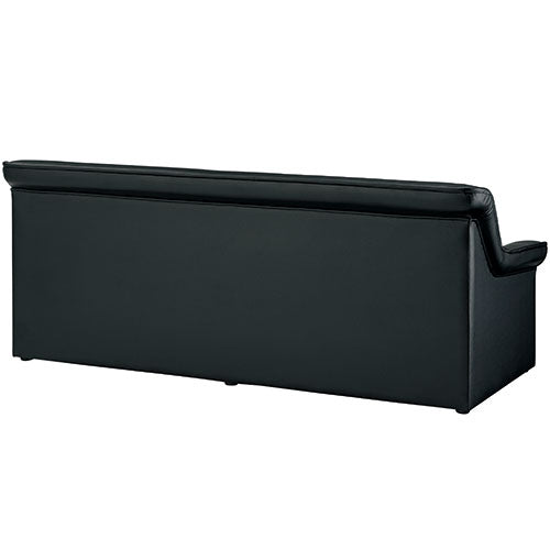 PLUS（プラス）オフィス家具 応接チェア RE-1053(V4)BK 3人掛【重　4514974667313