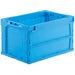 PLUS（プラス）オフィス家具 オリタタミコンテナ L51510BL-J 50L ブルー　4547345052425