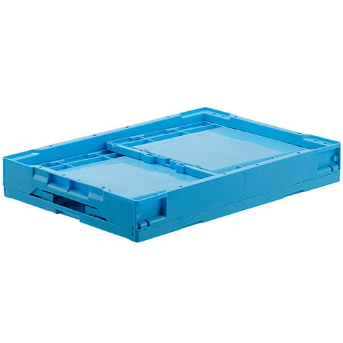 PLUS（プラス）オフィス家具 オリタタミコンテナ L51510BL-J 50L ブルー　4547345052425