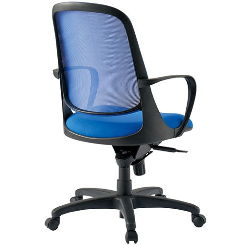 PLUS（プラス）オフィス家具 事務イス CF-6M ブルー　4942646074297