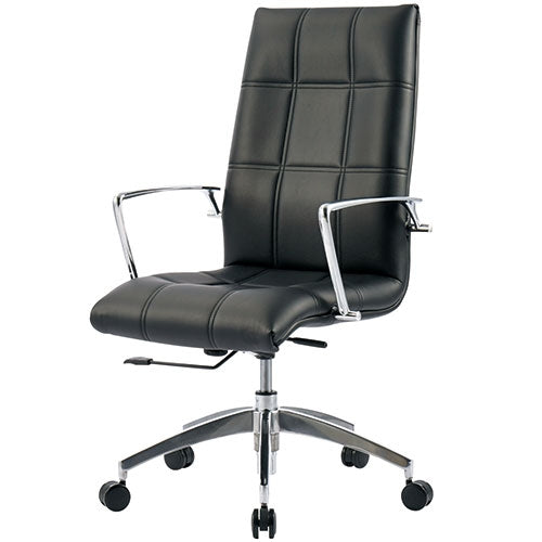 PLUS（プラス）オフィス家具 役員イス FTX-18 ブラック　4942646074334