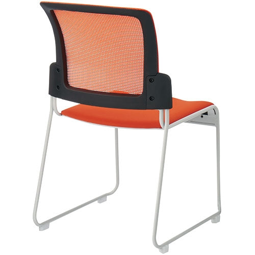 PLUS（プラス）オフィス家具 会議イス MCR-2 オレンジ　4942646074365