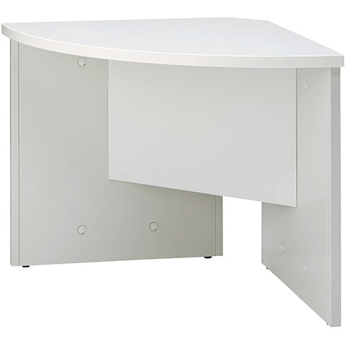 PLUS（プラス）オフィス家具 ローコーナーカウンタ CS-97KLR H740mm WH　