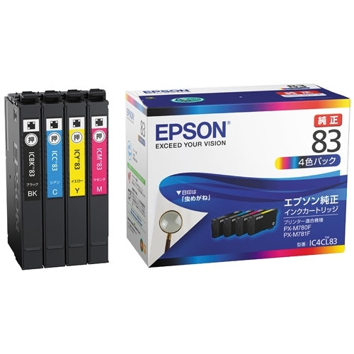 EPSON ＩＪカートリッジIC4CL83 4色 4988617285453