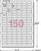 エーワン ラベルシール プリンタ兼用 150面 100枚 73150（10セット）