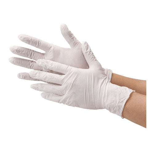 川西工業 ニトリル使い切り手袋 ホワイトS 10箱 2147345330565