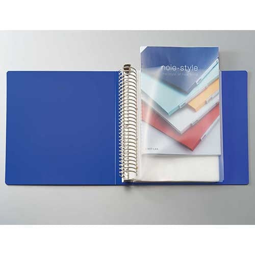 LIHITLAB. クリヤーブック リクエスト G3808-8 A4S 青 4903419329587