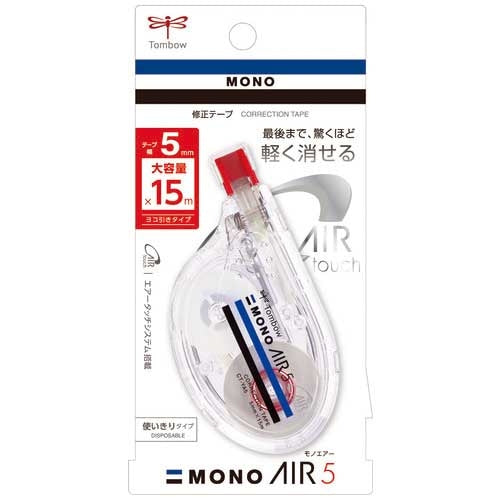 トンボ鉛筆 修正テープ モノエアーヨコ引き CT-YA5 5個 2147345292528