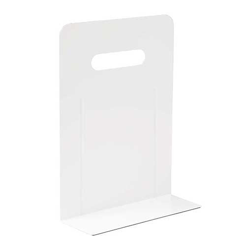 LIHITLAB. ブックエンドマグネット付 ハイタイプ 白 4903419838898