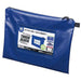 マグエックス 耐水メールバッグ B4 マチ無し 青 MPO-B4B 4535627541057