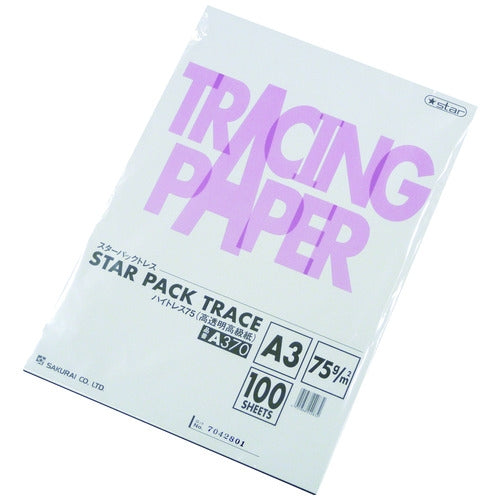 桜井 ハイトレス 高透明度トレペ A370 75G 100枚 4955888240832