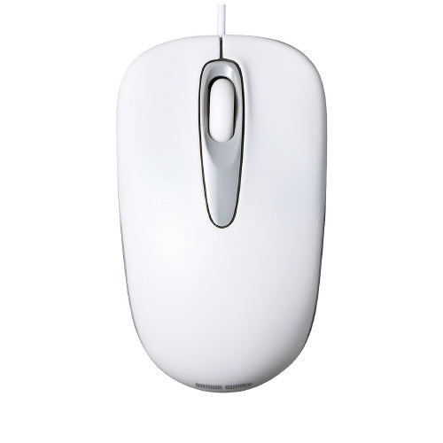 サンワサプライ 有線光学式マウス MA-R115W ホワイト 4969887695005