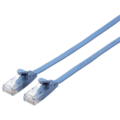 エレコム LANケーブルフラットCat6 青 5m LD-GF2/BU5 4953103355026