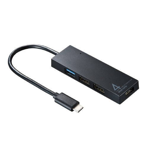 サンワサプライ USB Type Cコンボハブ USB-3TCH7BK 4969887780084