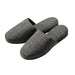 オーミケンシ ネップ柄スリッパ ブラック 4957884172674