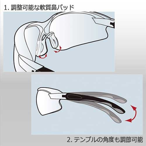 ミドリ安全 保護メガネ MP-822 防曇 4979058711366