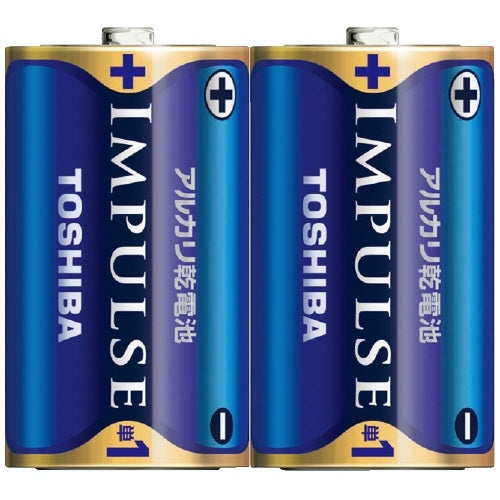Toshiba Impulse Alkaline Batteries 2 Pack 4904530022555