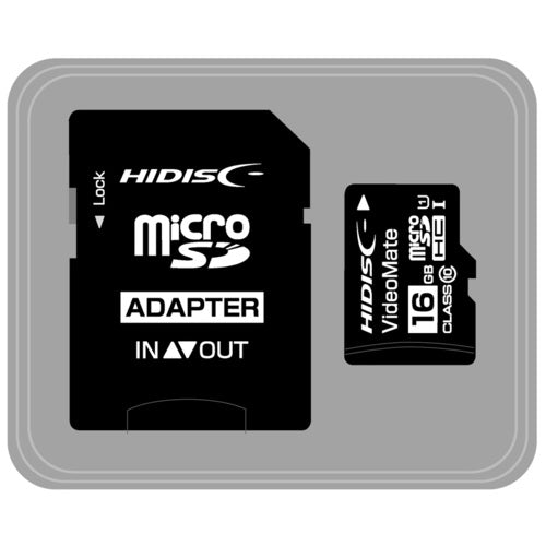 HIDISC ビデオ録画用microSDカード 16GB 4984279232125