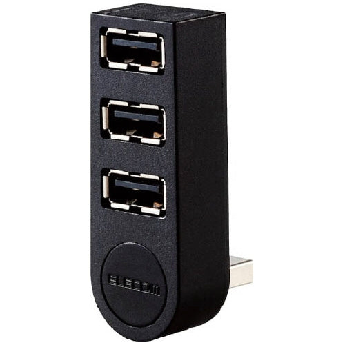 エレコム 3ポートUSBハブ ブラック U2H-TZ325BXBK 4953103374911