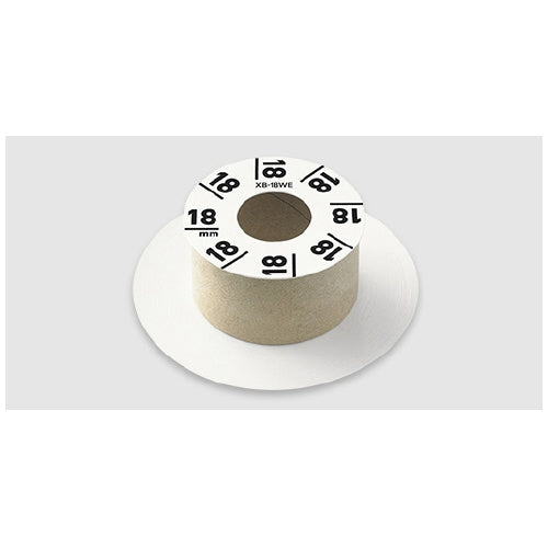 カシオ計算機 ラテコ専用テープＸＢ－１８ＷＥ白に黒文字 4549526700743