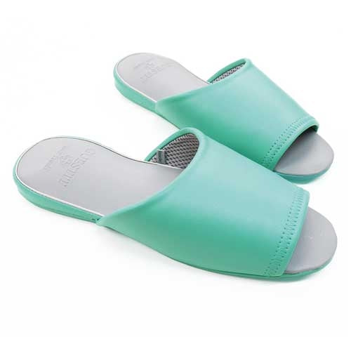 オクムラ GUEST IT 前開きスリッパM ブルー 1足 4969354313616